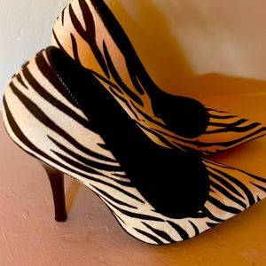 Aldo pumps Zebra print